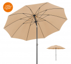 Schneider Mittelmastschirm Tarifa 270cm mit stabilen Fiberglas-Streben Apricot